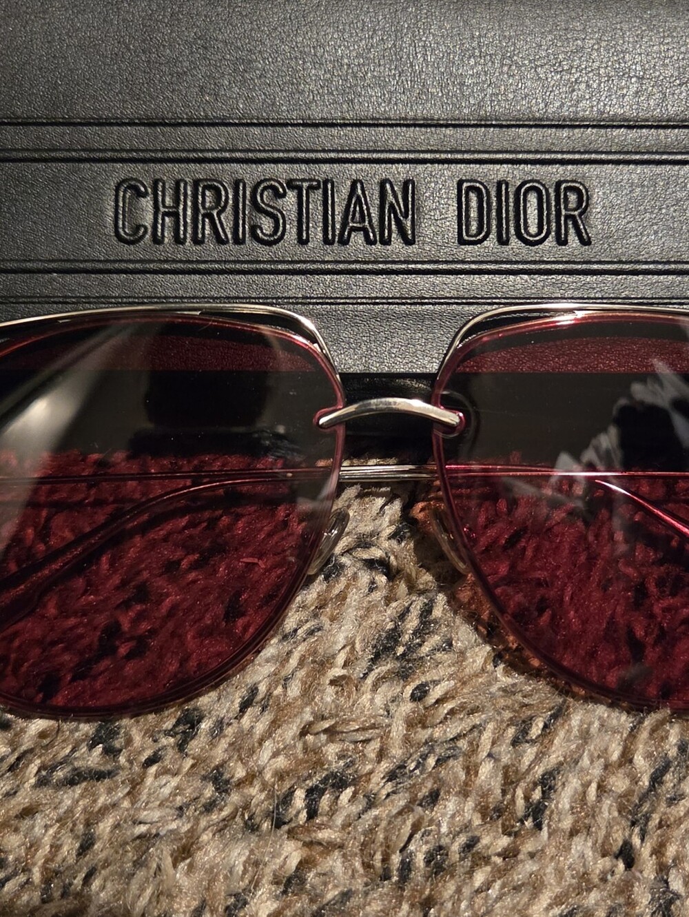 Authentic✨ RARE ✨ Christian Dior Stellaire 6 Geometric Aviator Sunglasses - Picture 14 of 15